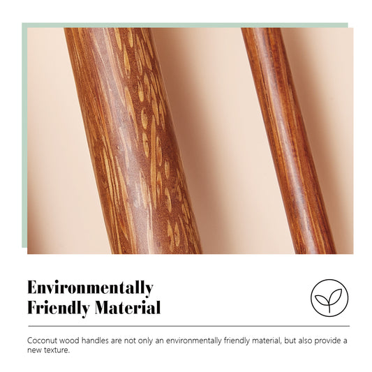 UUU BEAUTY Makeup Brush With Coconut Wood Handle