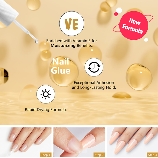 UUU BEAUTY Nail Glue with VE
